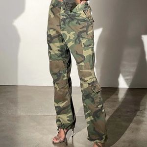NWT Local European Le Camo Cargo Pants